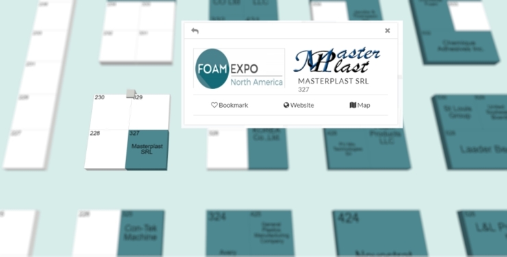 Foam-expo floor map